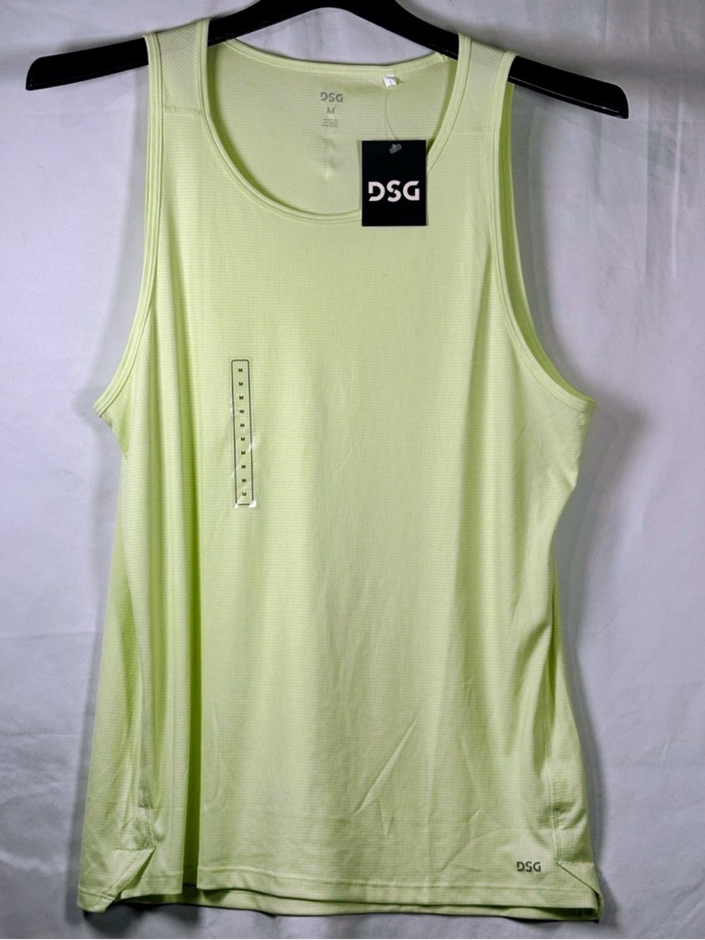 DSG Men's Light Lime Athletic Tank Top